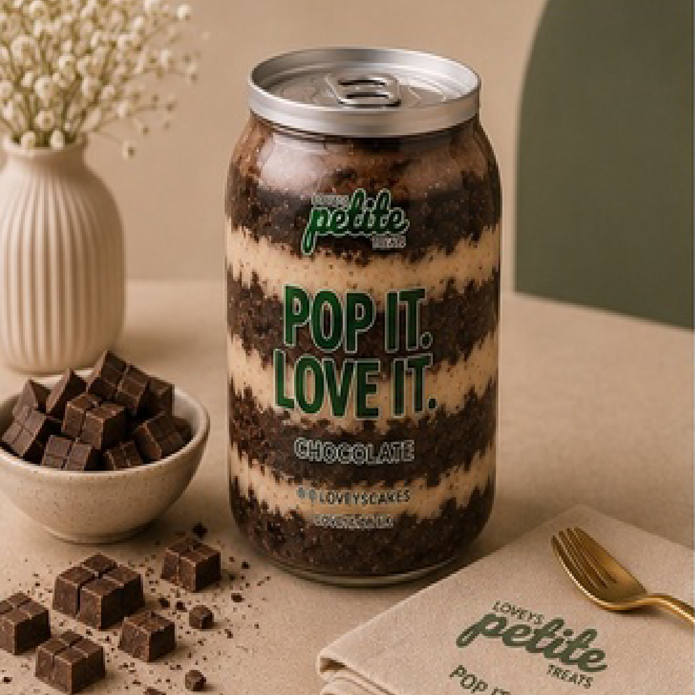 Loveys Petite Treats – Cake in a Can | S⁠ingle large cans